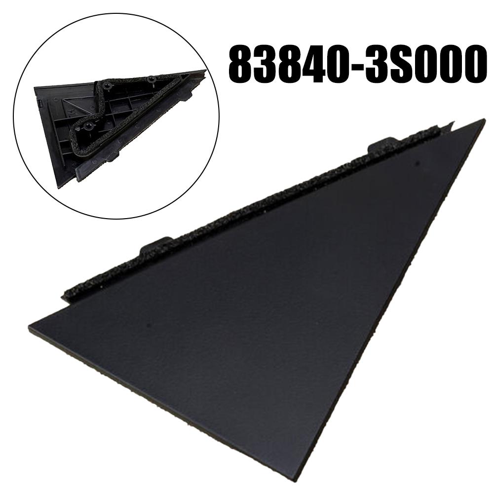 Triangle Molding Door Pillar Molding For Hyundai 83840-3S000 Black Rear Replacement Practical High Quality New