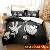 Kawaii Cuphead Mugman Anime Game Bed Printed Bed Set Duvet Cover Pillowcase Bedding Set Linen Sheet Quilt Cover Full Size