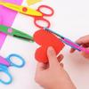 1 Stück Handgemachte Kinder DIY 6 Muster Album Spitze Schere Karte Foto Muster Schere Cartoons Spitze Schere
