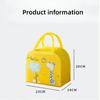 Cute Cartoon Thermal Insulation Bag Aluminum Film Waterproof Lunch Box Storage Bag Students Portable Picnic Box Insulated Bag