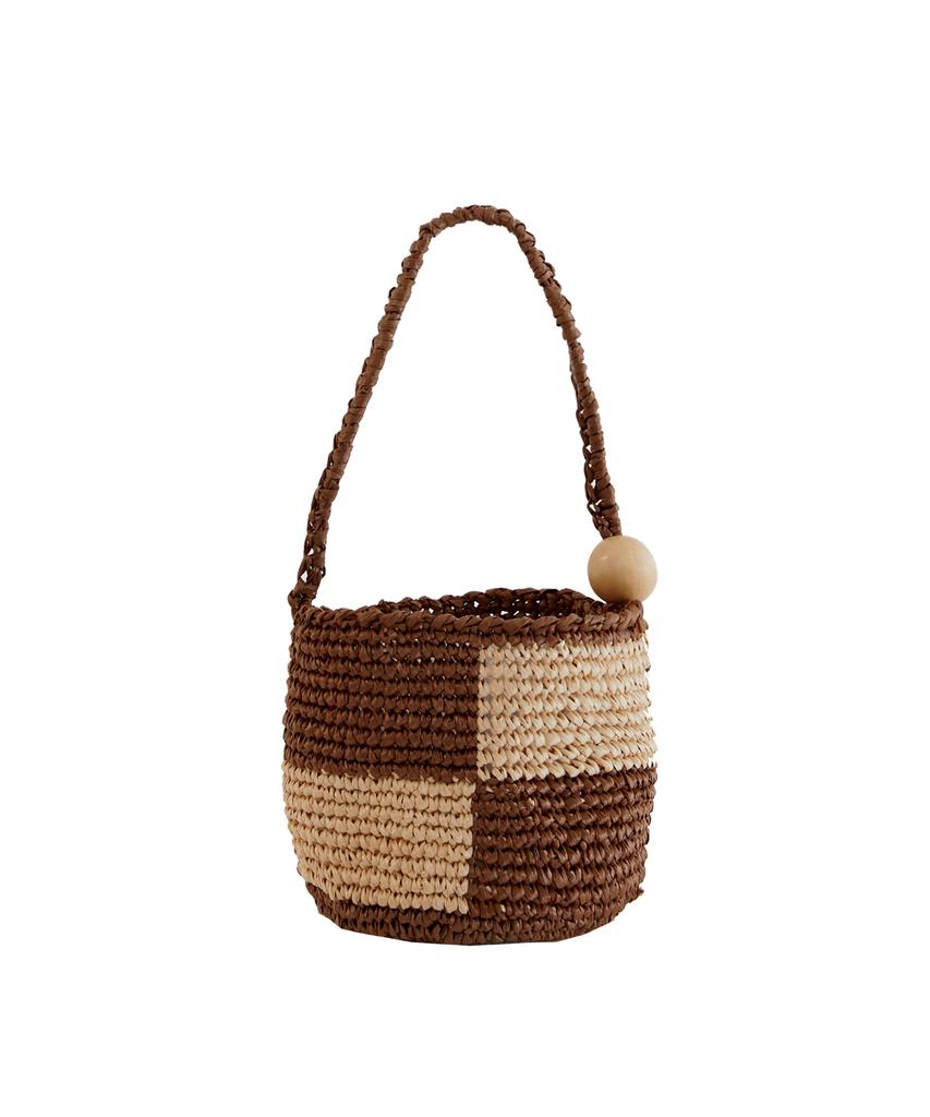 Holly Loves Love Cube Bag_Brown