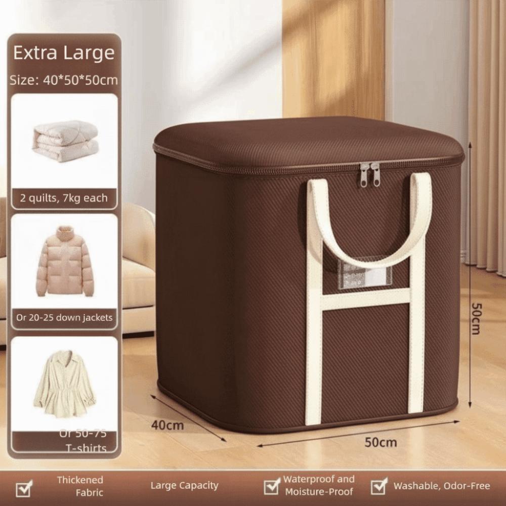 Large Capacity Moving Packing Bag with Zipper Waterproof Quilt Storage Bag Multipurpose Clothes Organizer Packing Supplies