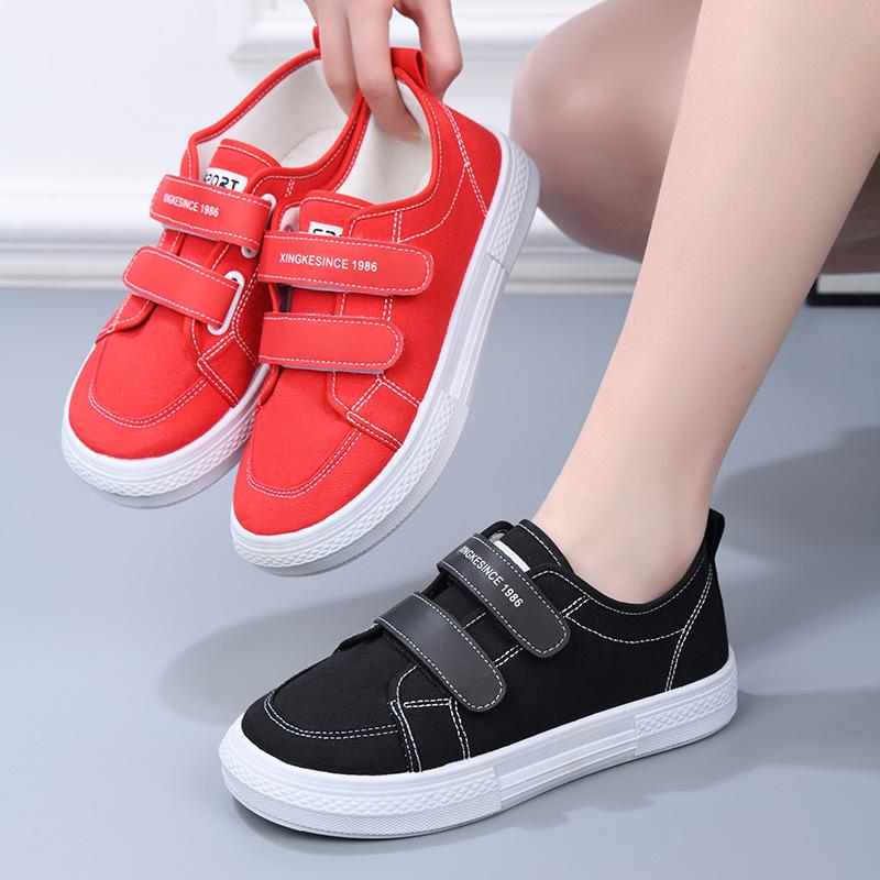 Women's Chunky Platform Canvas Sneakers Comfort Play Breathable Sneakers Casual Lightweight Tennis Shoes Low Top Walking Shoes for Women Canvas Shoes