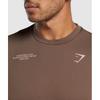 Gymshark CondiTioning Club Oversized T shirT walnuT Brown A2b5y Nccz