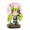 MOC Demon Bricks Anime Figure Slayer Head Tanjirou Mitsuri Inosuke Building Blocks Friends Gift Toys For Children Adult 3D Medol