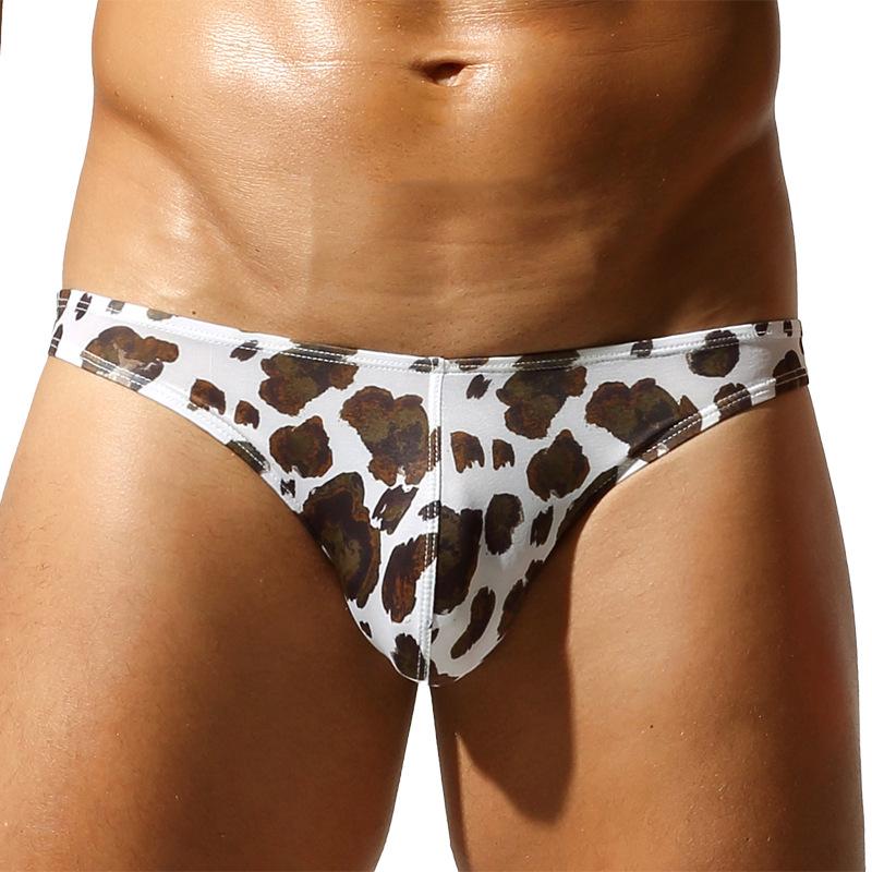 SEOBEAN Men's Low-Rise Bulge-Enhancing Triangle Briefs - Trendy Bikini Style