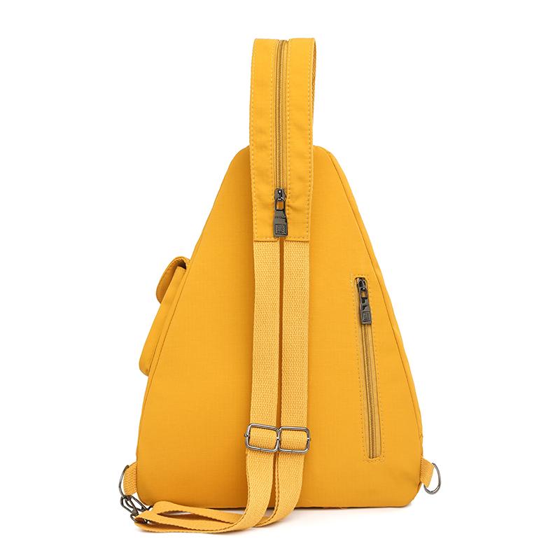 Ryggsekk Dame Multifunksjonell Veske Dobbeltformål Stor Kapasitet Brystveske Lett Pendler Crossbody-veske