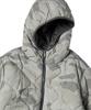 Travel Camo Light Quilted Jacket Grey