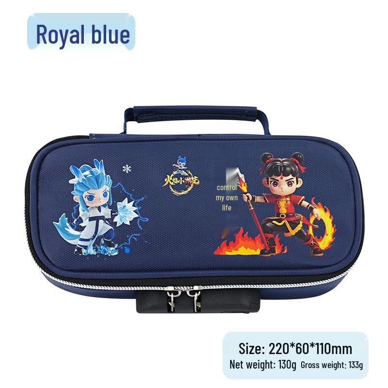 Extra-Large Password Lock Pencil Case with Four-Layer Design