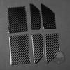 For Toyota Sienna 2021-2026 Carbon Fiber Inner Door Handle Switch Door Bowl Panel Cover Trim Car Accessories Decoration Sticker