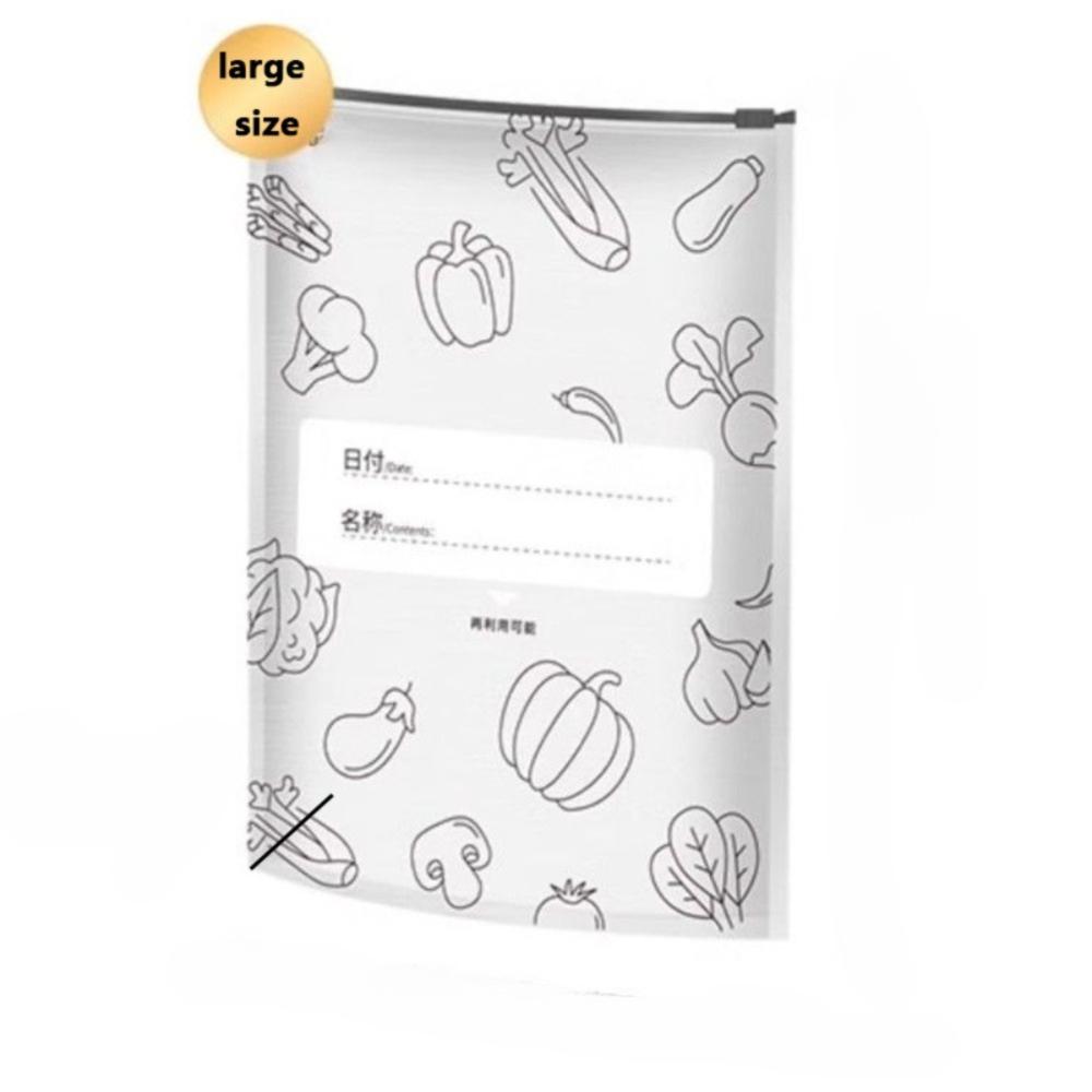 10Pcs/Bag Leakproof Food Bag Aluminum Foil Kitchen Fresh Bag New Freezer Stand Up Bag