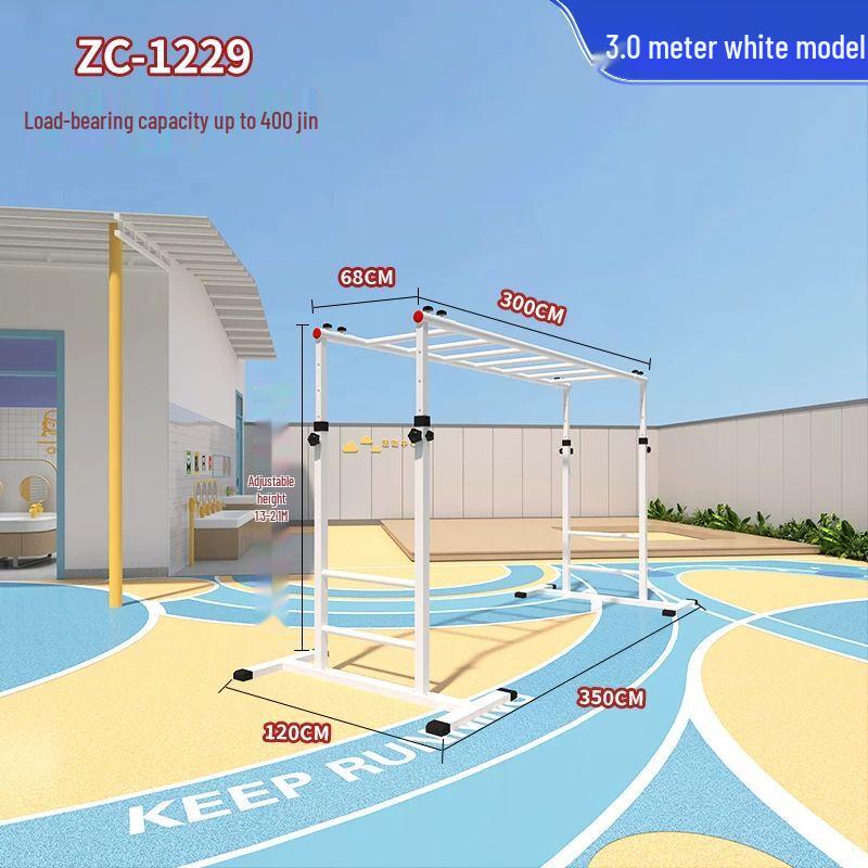 Kids' Adjustable Mobile Climbing Ladder & Pull-up Bar