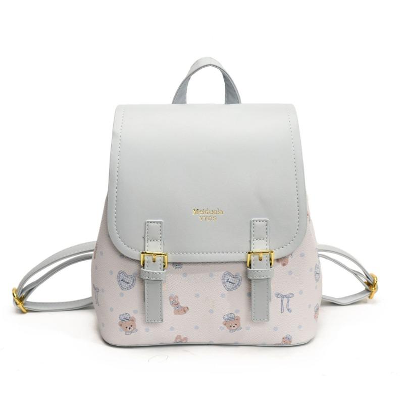 New backpack women's trend fashion travel bag new retro printed student bag backpack