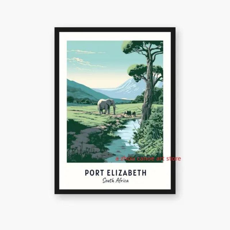 

Африка Путешествия Лагос Нигерия Херманус Южная Африка Искусство Плакат Картина На Холсте Настенная Печать Картина для Гостиной Домашний Декор 21cm×30cm NoFrame