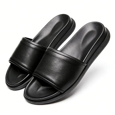 Soft Slippers Mens Outdoor Summer Shoes Flat Non-slip Thick Sole Beach Holiday Shoes Comfortable