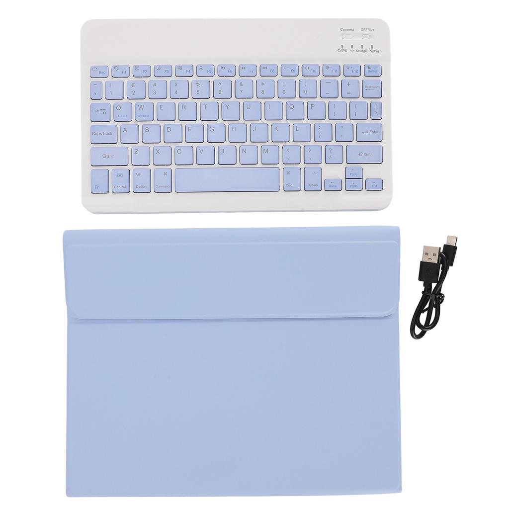 Pouzdro na tablet PU kůže Ochranný kryt na tablet s 150mAh BT bezdrátovou klávesnicí pro IOS Pro 11 2024