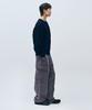 INTEMPOMOOD Nutty Cargo String Pants_Dark Purple