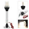 12Inch Fold Down Boat LED Navigation Light for Yacht Marine Navigation Anchor Light 12V Sailing Signal Light 360 Degree Round 7