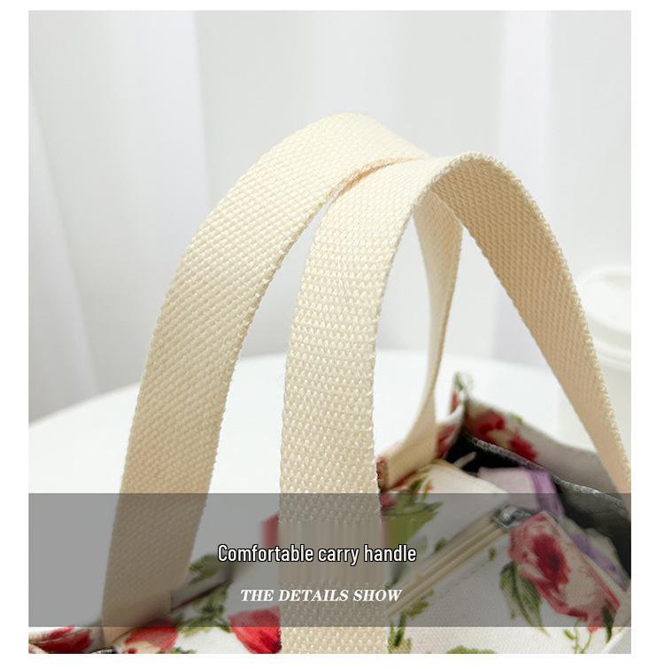 Stylish Large Capacity Aluminum Foil Bento Lunch Bag for Women