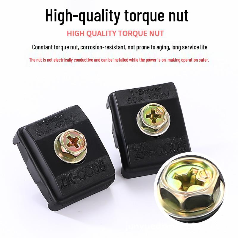 ZK-CC06 High Power 6 Sq Mm No-Stripping T-Type Piercing Wire Connector for Main/Branch Wiring
