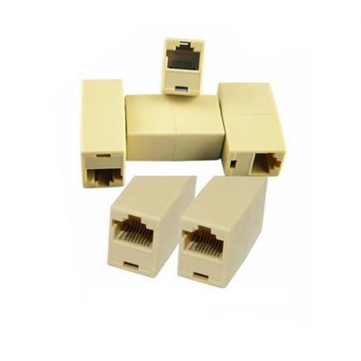 10 Pezzi Rj45 Femmina a Femmina Rete Ethernet Lan Cavo Giuntore Connettore