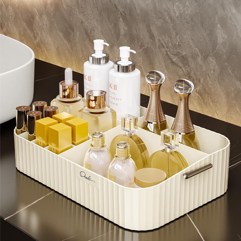 Household Cosmetics Storage Box, Lipstick And Skincare Shelf, Desktop Makeup Box, Dressing Table And Bathroom Suitable