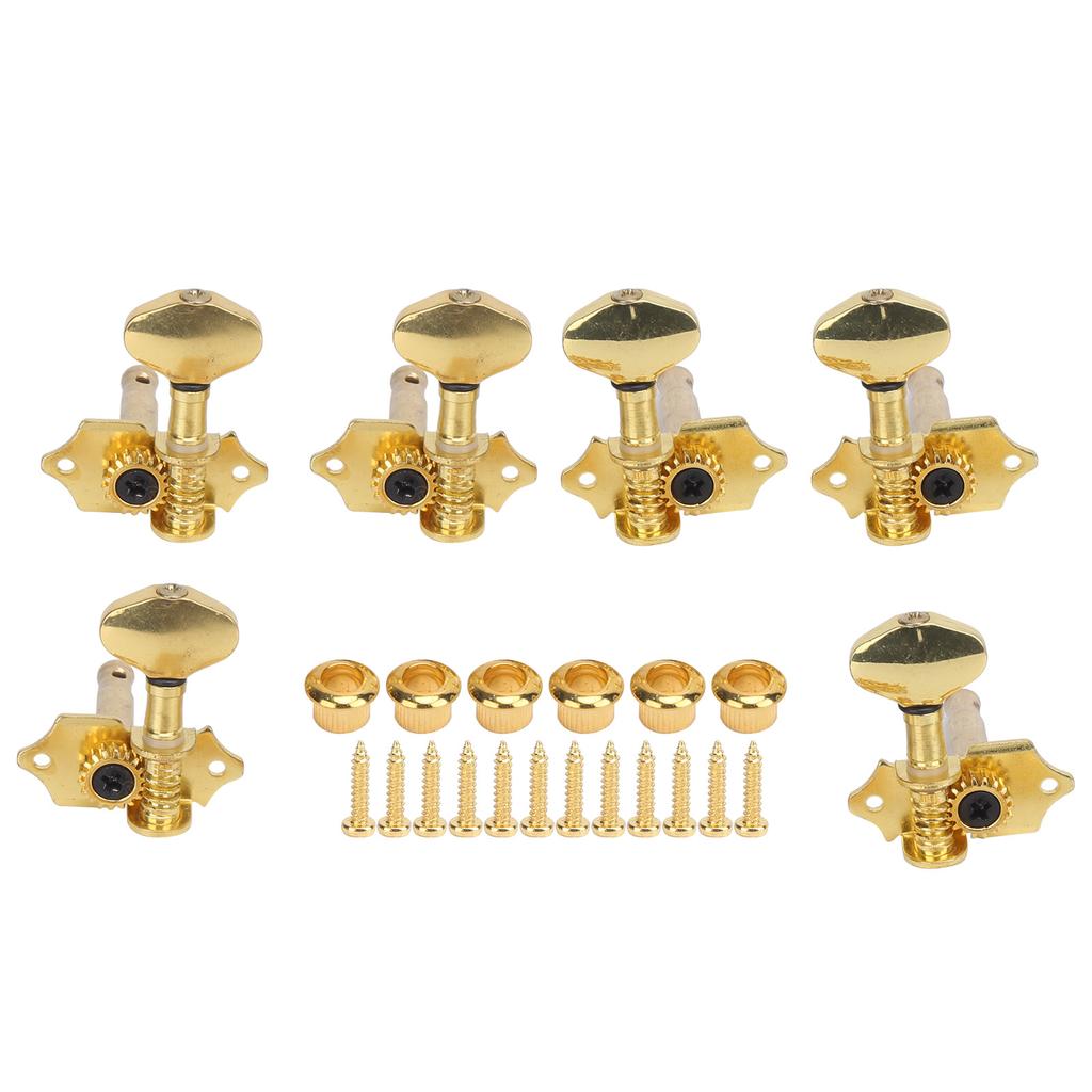 Guitar Tuning Pegs Metal Gear Adjustment Knobs Stringed Instrument Accessories Replacement