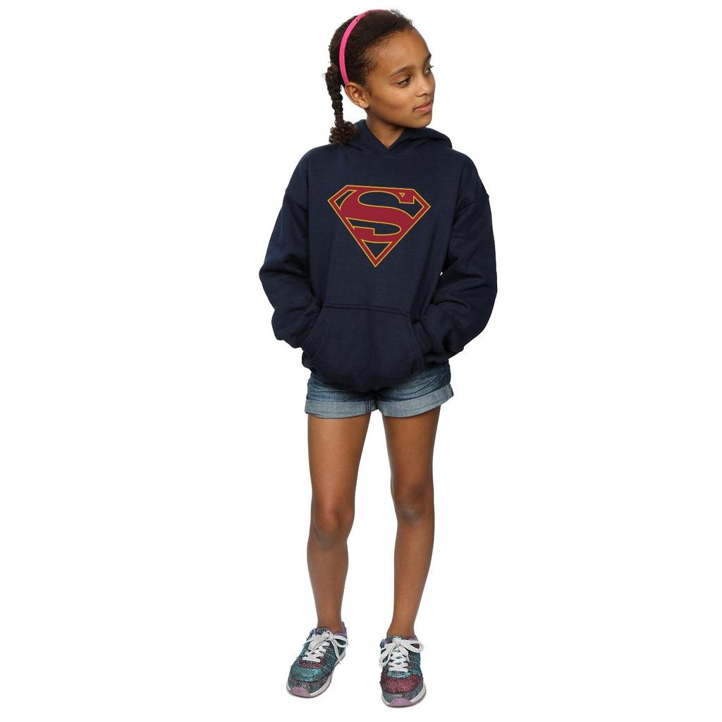 DC Comics Kapuzenpullover mit Supergirl-Logo für Mädchen