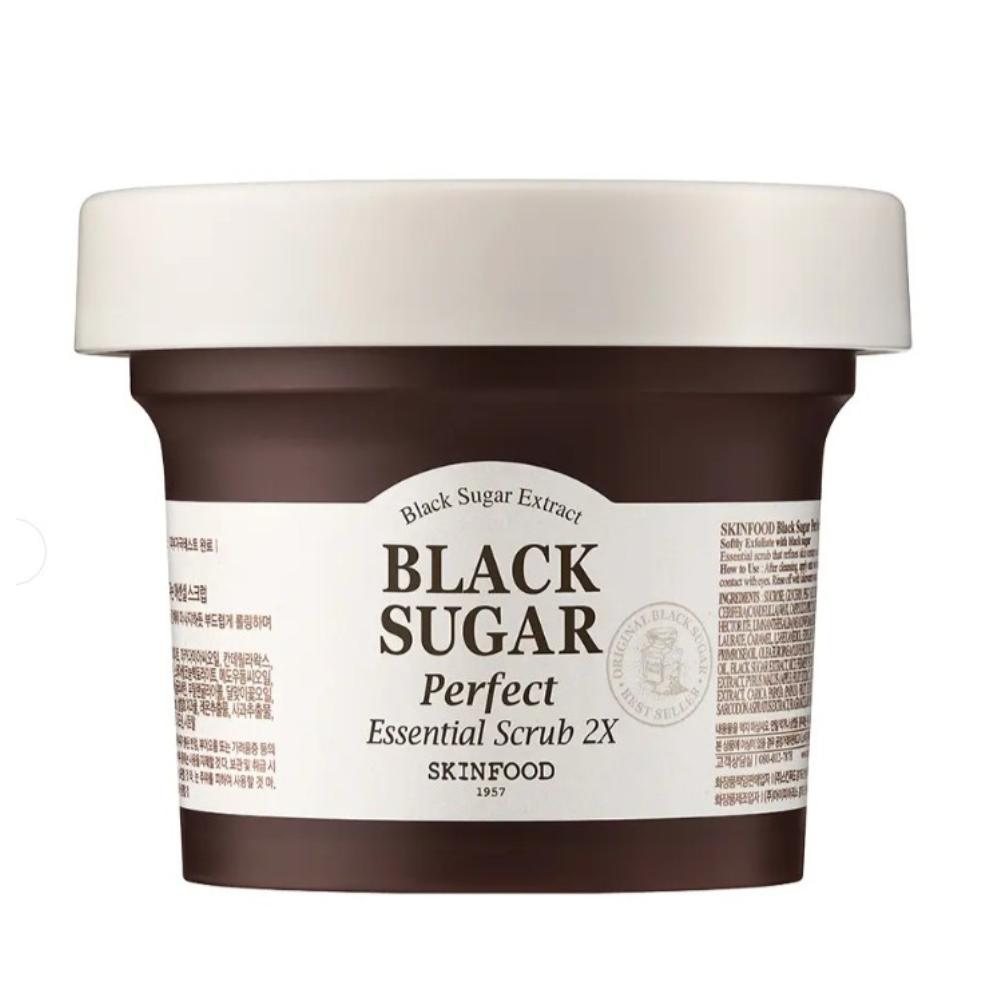 SKINFOOD Сахарный скраб для лица Black Sugar Perfect Essential Scrub 2X 210 г