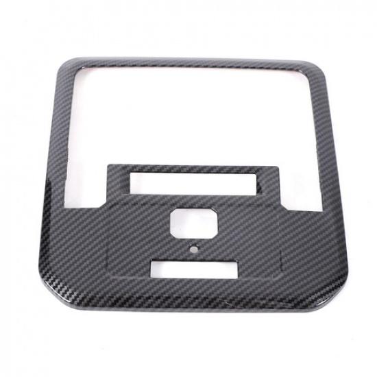 ABS Carbon Fiber Overhead Reading Light Switch Trim Cover For Toyota Tacoma 24+