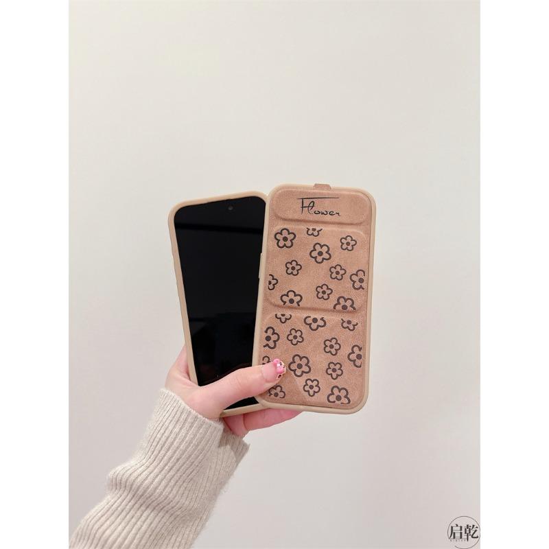 Flip Magnetic Flower Bow Foldable Stand Phone Case For Iphone 11 12 13 14 15 16