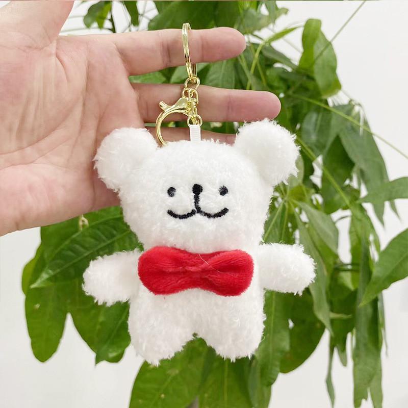 Stylish Fun And Plush Dog Keychain Accessory Soft And Fluffy 10cm For Everyone