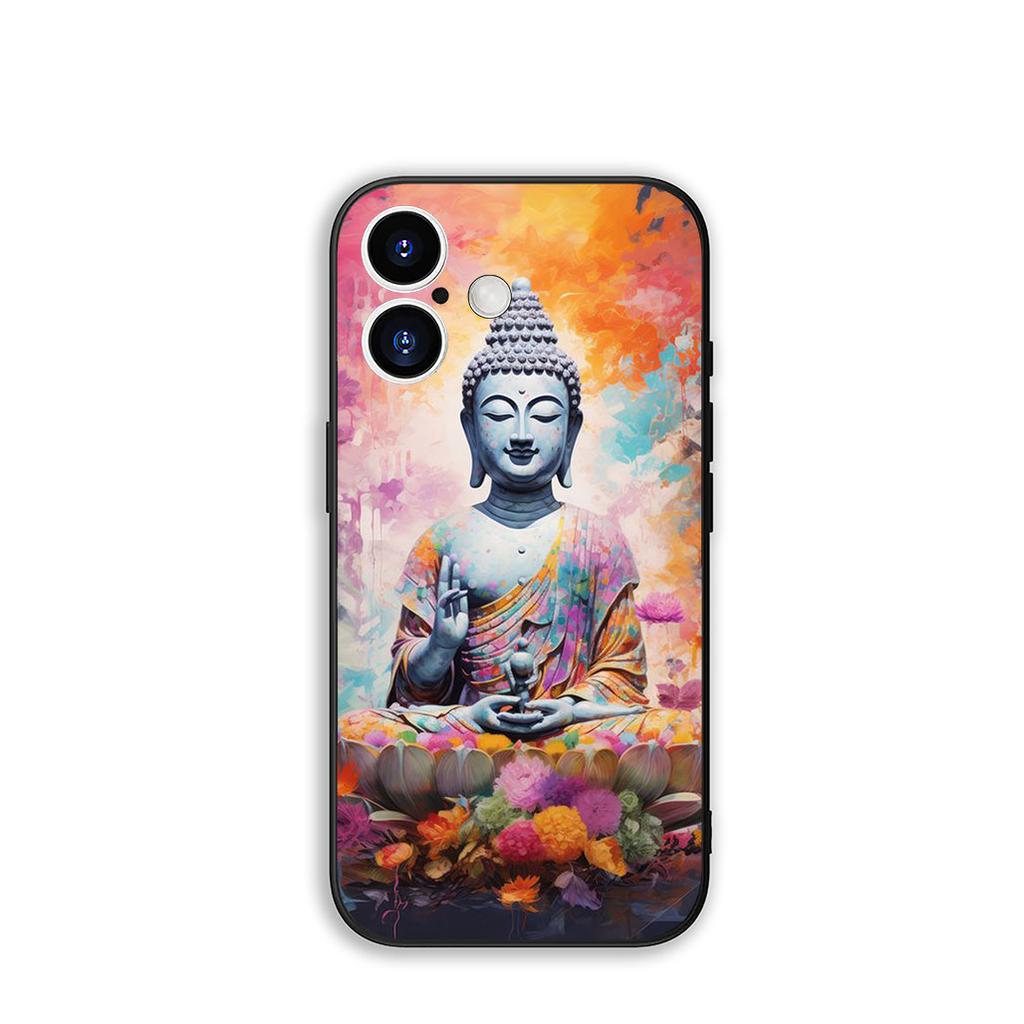 Phone Cover Lord Buddha Wallpaper Casing for Apple iPhone 16 15 14 Plus 13 12 Mini 17 Pro Max + ProMax 16E Air 15+ Case
