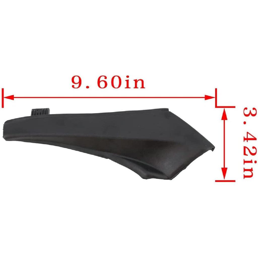 2Pcs Front Windshield Wiper Side Cowl Extension Cover Trim Cowl Hood Side Seal Panel Fender 53867-0R030 53866-0R030 For Toyota RAV4 2013 2014 2015