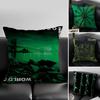 T-Type O Negatives Band Cushion Cover Pillow Case Soft Friendly Fabric & Concealed Zipper