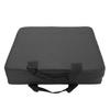 Folding Stadium Seat Cushion with Back Support Portable Handle Bleacher Cushion for Outdoor Black