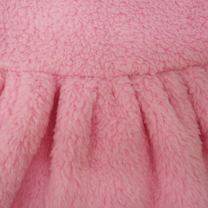 Girls Long Sleeve Coral Fleece Suit Christmas Autumn Winter Girls Coral Fleece Knit Inside + Outside Two Piece Set