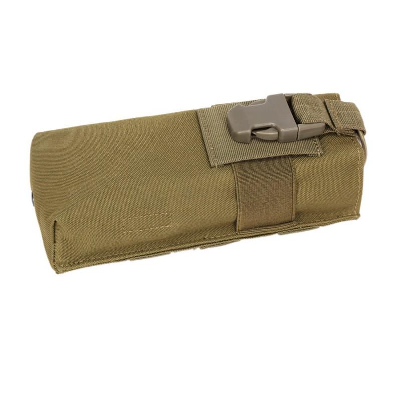 Tactical Military Molle Radio Walkie Talkie Belt Pouch Bag Water Bottle