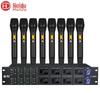 HuiDu U-9008 Pro Wireless FM Microphone for Meetings & Performances: Gooseneck Square Tube Design, Perfect for KTV