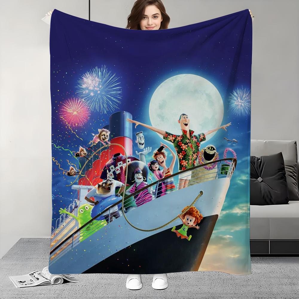 Coperta Design Film H-Hotel T-Transylvania Leggera Per Dormitori, Pisolini, Soggiorno, Ufficio, Divano, Tutte le Stagioni