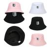Stylish Attack On Titan Flat Top Basin Hat For Beach And Outdoor Activities, Sun-proof Wide Brim Bucket Hat