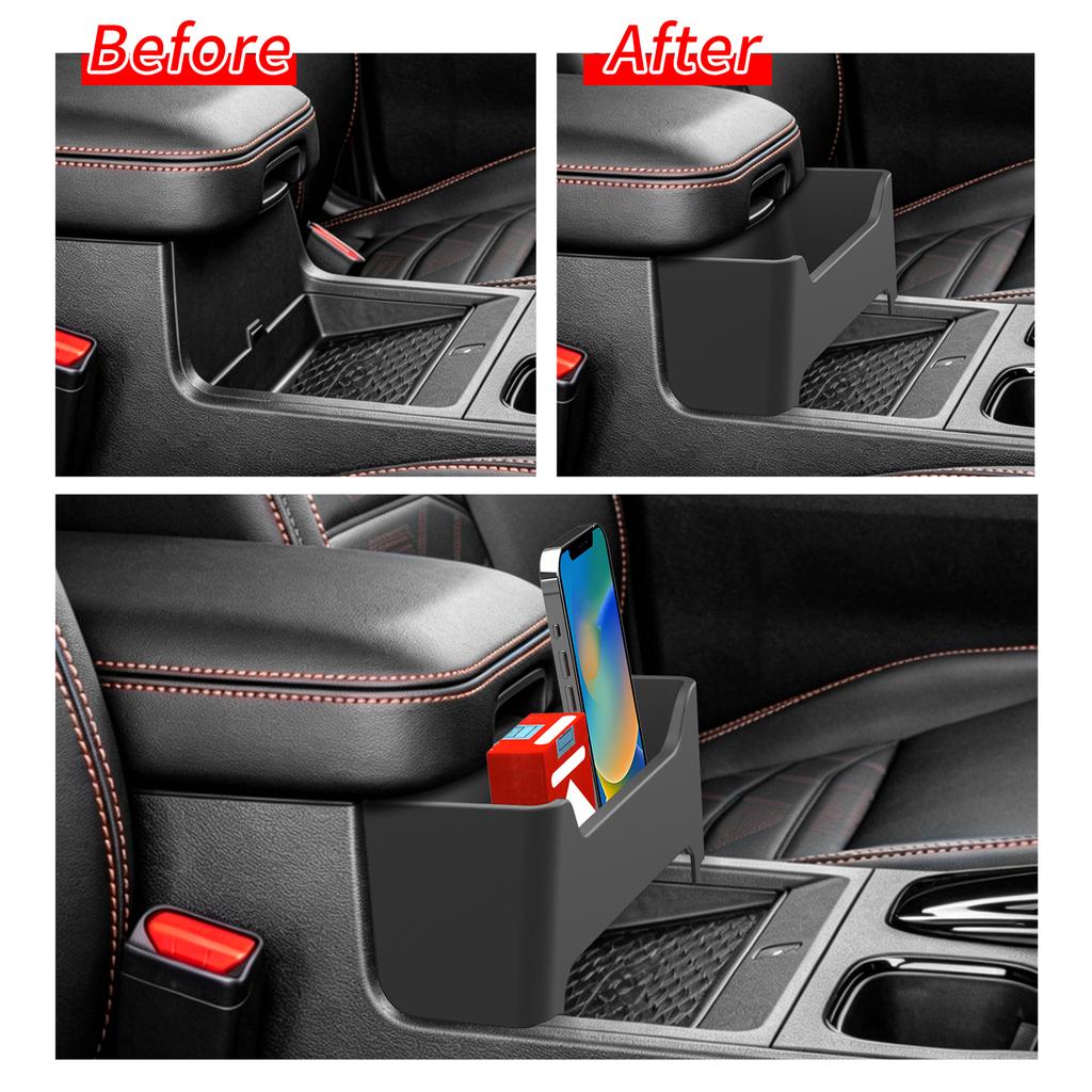 Smabee for Nissan Frontier D41 2022-2026 Armrest Hanging Box Organizer Car Storage Box Accessories Organizer Tidying Tray