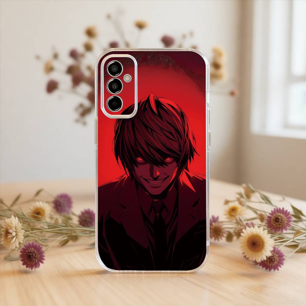 

Death Note Light Yagami Phone Case For SamsungA10,12,20,21S,30,31,40,50,51,52,70,71 Transparent Cover Samsung a31