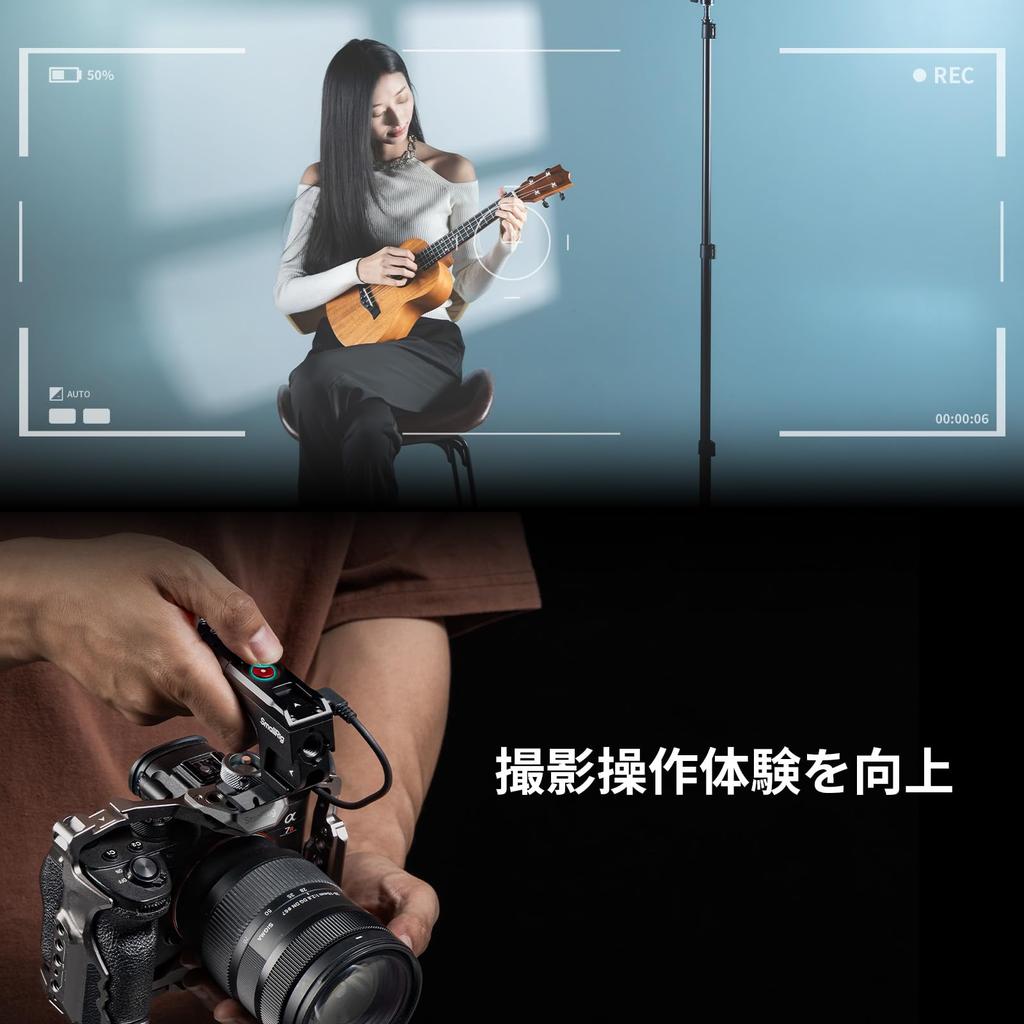 SMALLRIG Top Handle for ARRI with Remote Recording Compatible with A7 FUJIFILM and Panasonic S5 3/8-inch-16-hole Cameras, Start/stop Trigger. III/