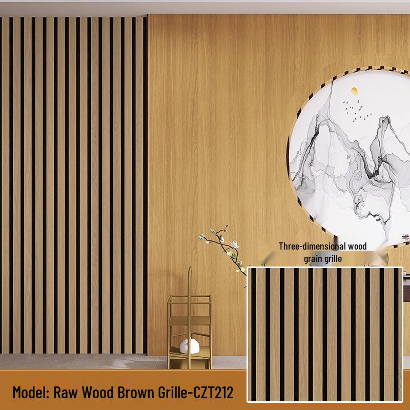 3D Waterproof Wood Grain Tile Sticker: Anti-Collision, Moisture-Proof Wall Decor