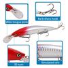 5 Stück Minnow-Köder zum Angeln Schwimmende Hartköder Künstliche Köder Wobbler Crankbait Swimbait Angelzubehör Köder Langlebig