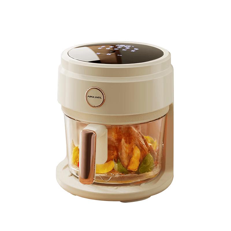 APIXINTL 4L Full Glass Steam Air Fryer CN plug (adapter included)