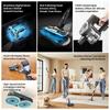 JIMMY JV9 Pro Aqua Cordless Vacuum - 160AW Suction 45Min Runtime HEPA Filter Wet Mopping 4 Modes LED Display