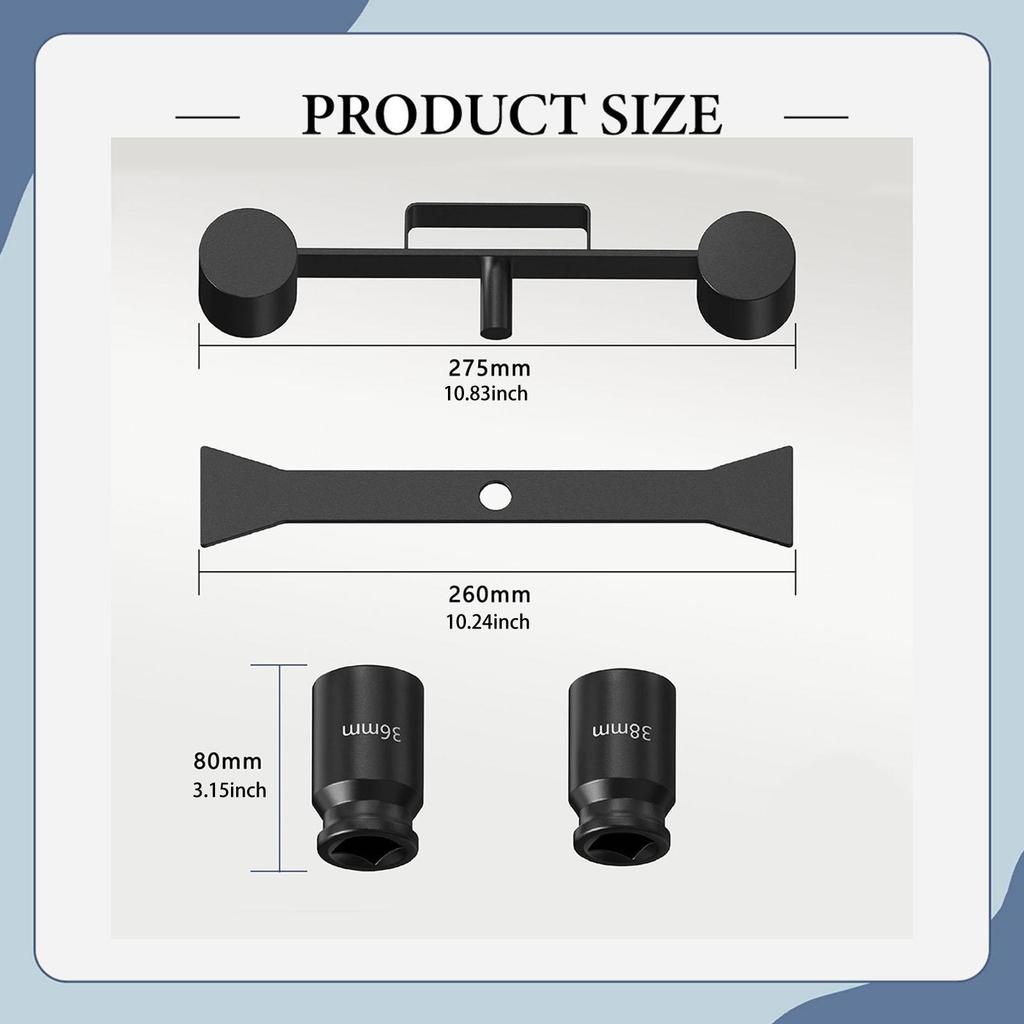 Washing Machine Clutch Disassembly Wrench Double Size Home Users for Professional Technicians