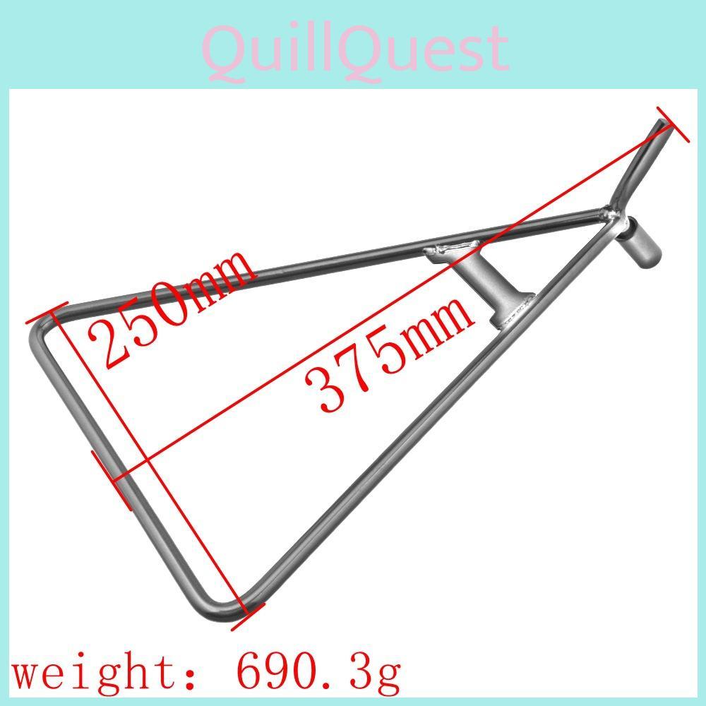 Black Triangle Heavyduty Support Stand Optimized For Offroad Motorcycle Maintenance Tasks